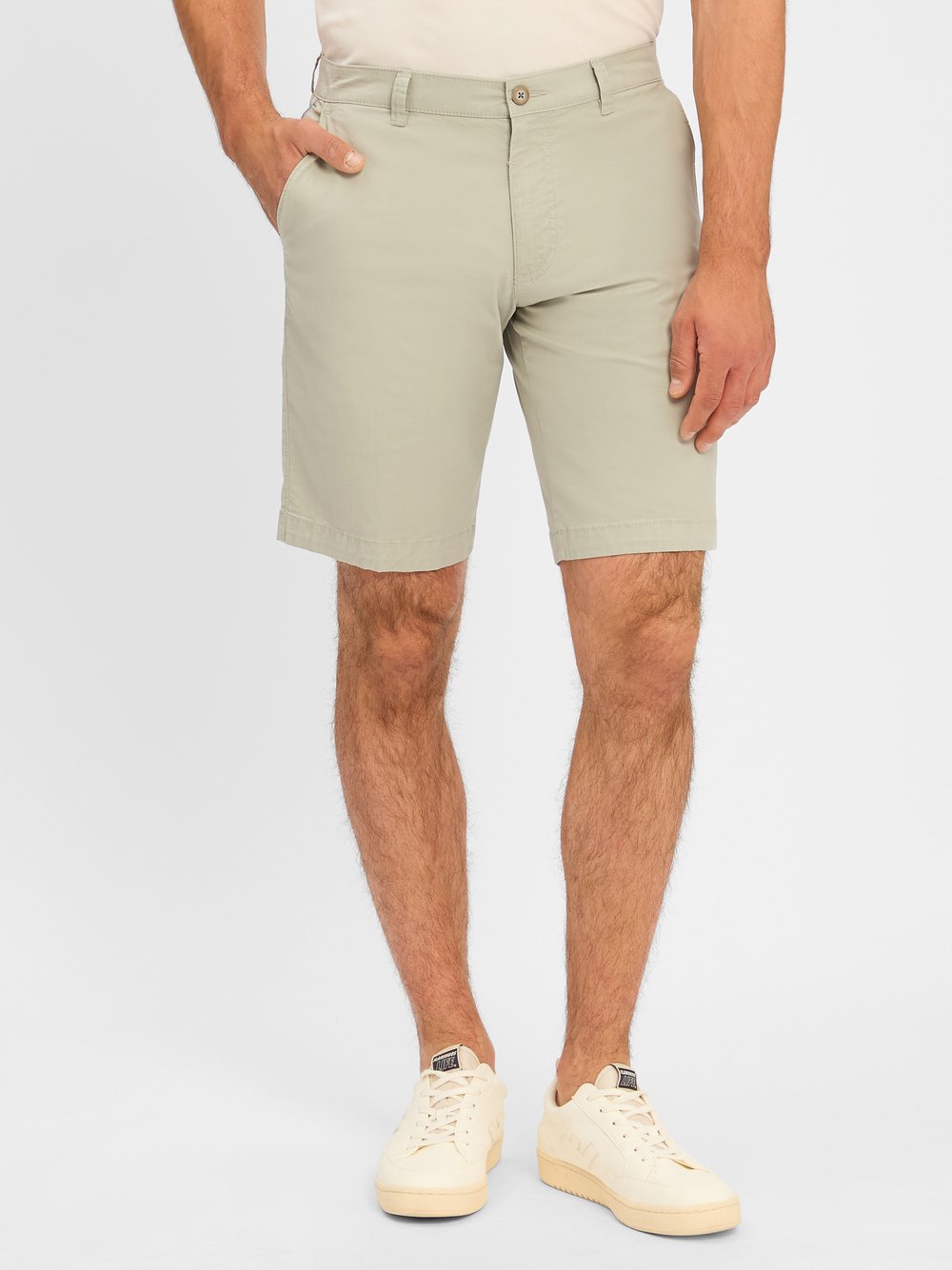 Bugatti Chinoshorts Herren Baumwolle grün, 48