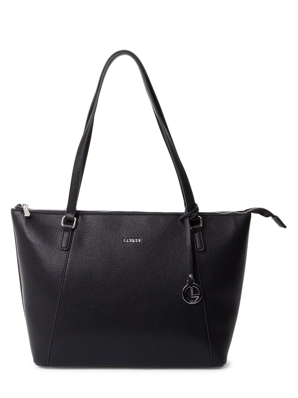 L.Credi Shopper Damen Kunstleder schwarz, ONE SIZE