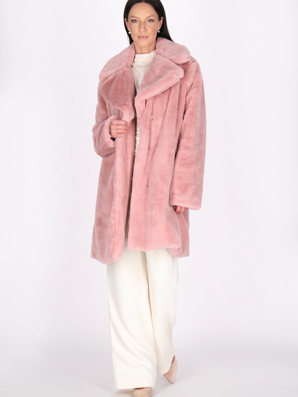 Usha Mantel Damen rosa, XL