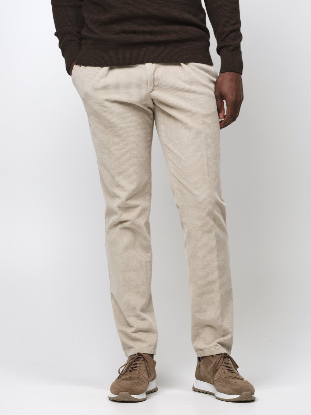 Profuomo Chino Herren Baumwolle beige, 54