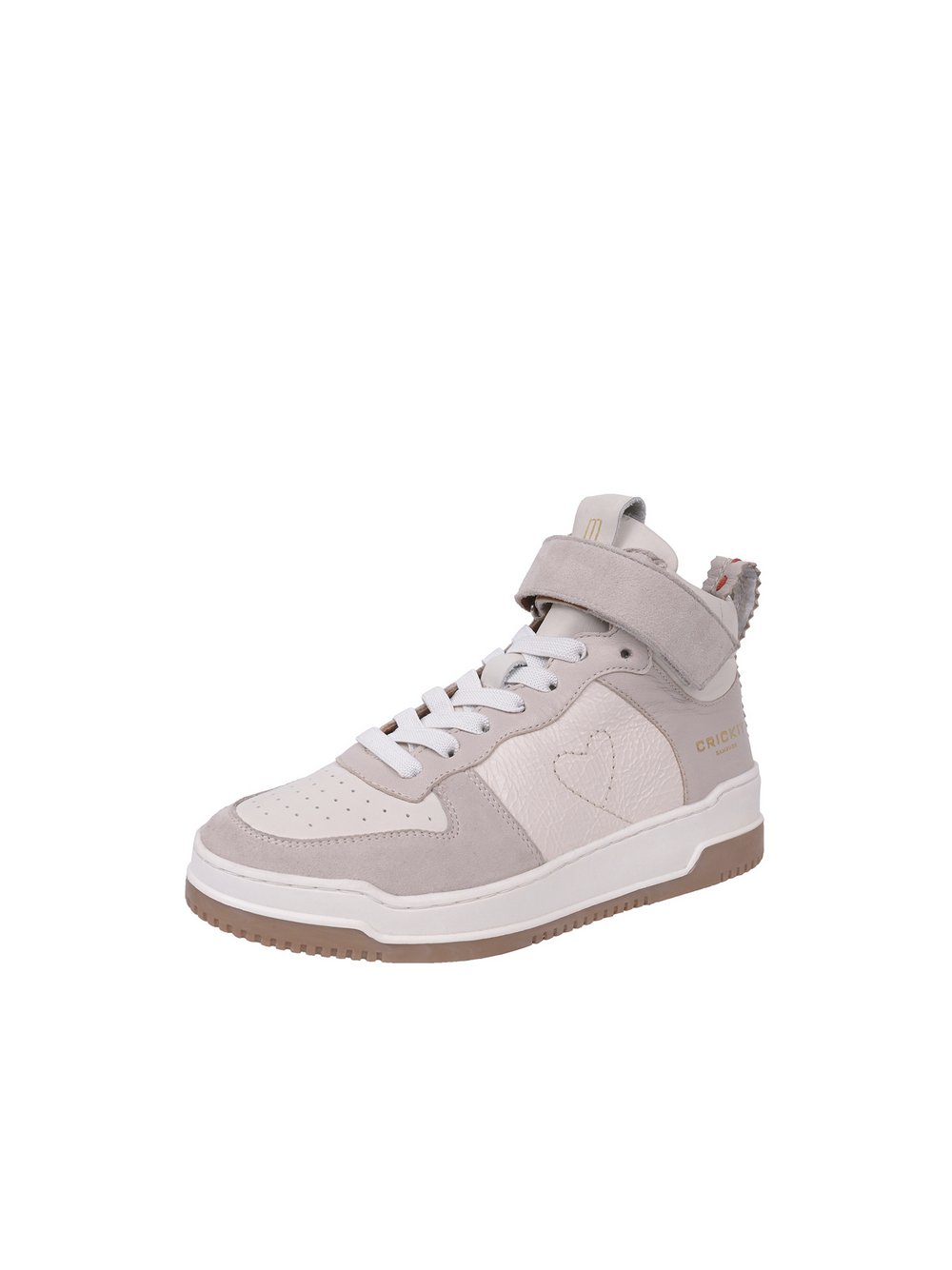 Crickit Sneaker Damen Leder beige bedruckt, 39