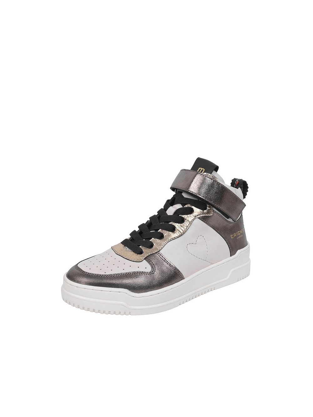 Crickit Sneaker Damen Leder beige bedruckt, 36