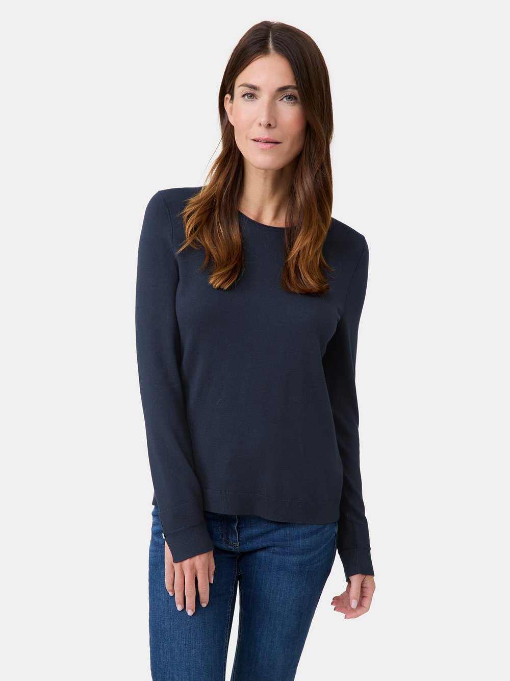 Gerry Weber Pullover Damen Viskose blau, 42