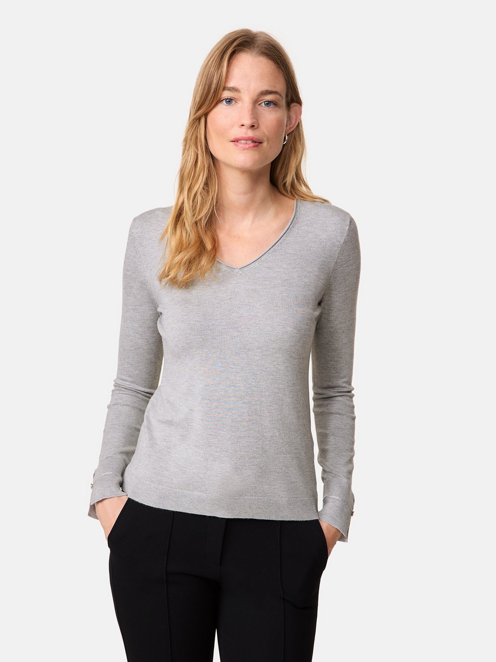 Gerry Weber Pullover Damen Viskose grau, 34