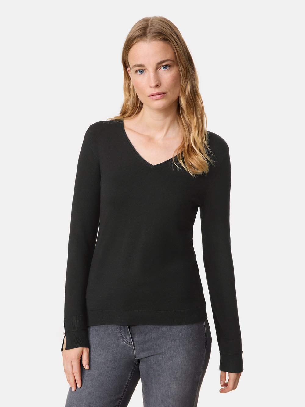 Gerry Weber Pullover Damen Viskose schwarz, 34