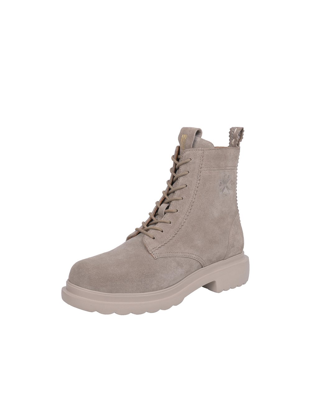 Crickit Stiefelette Damen Leder beige bedruckt, 40