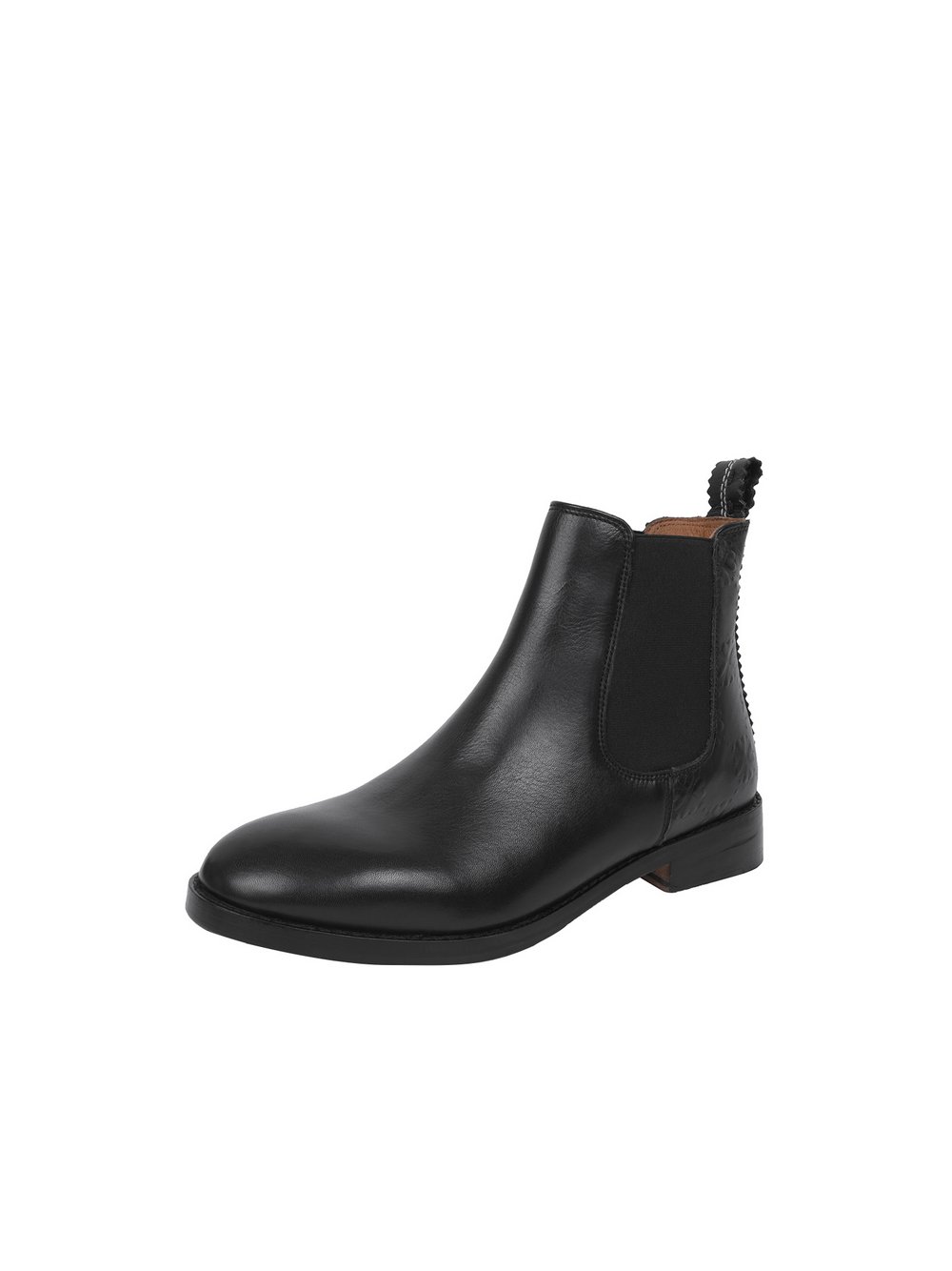 Crickit Chelsea-Boots Damen Leder schwarz, 39