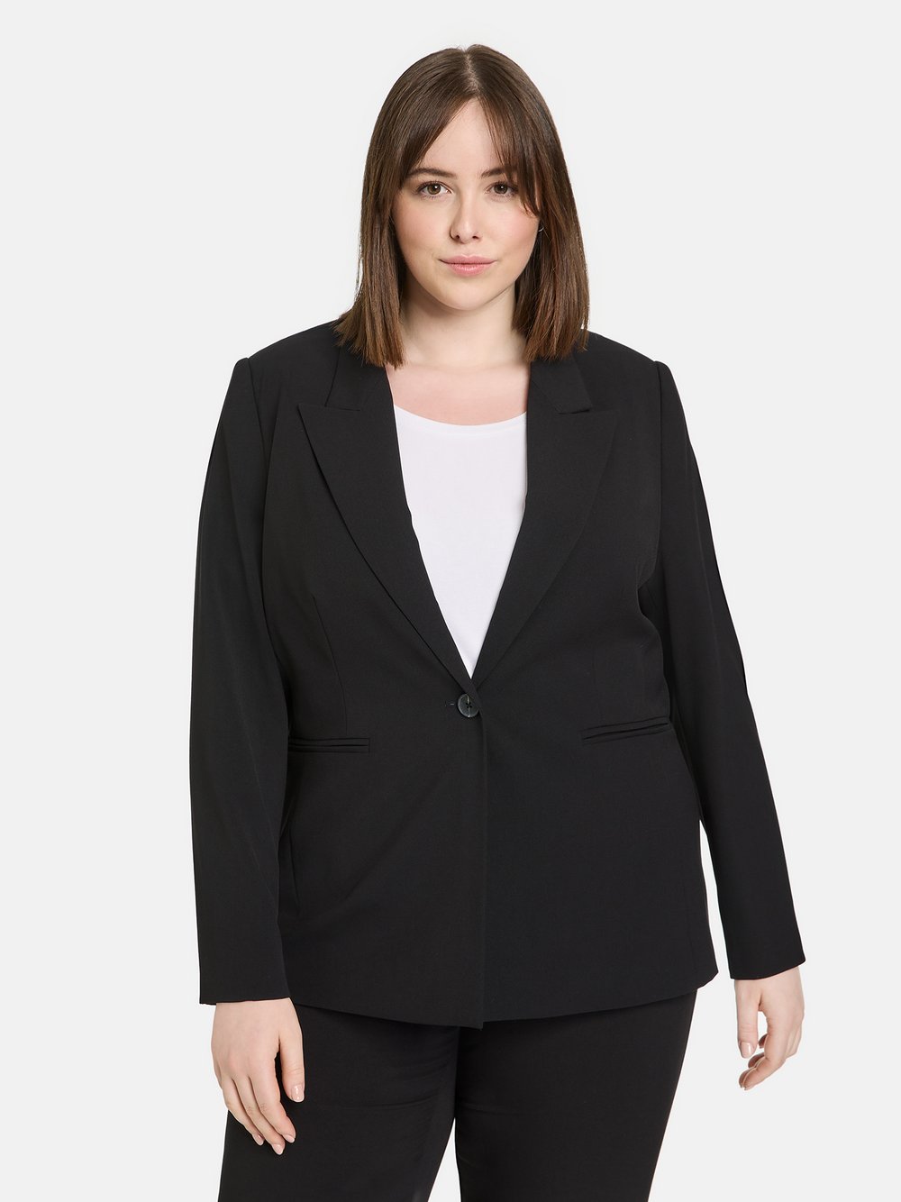 Samoon Blazer Damen schwarz, 44