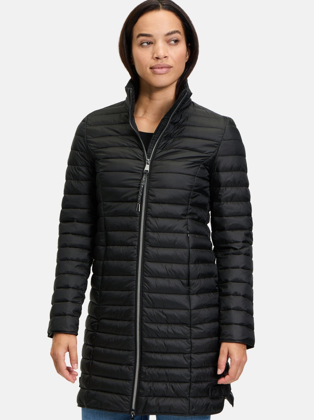 Cartoon Steppjacke Damen Polyamid schwarz, 38