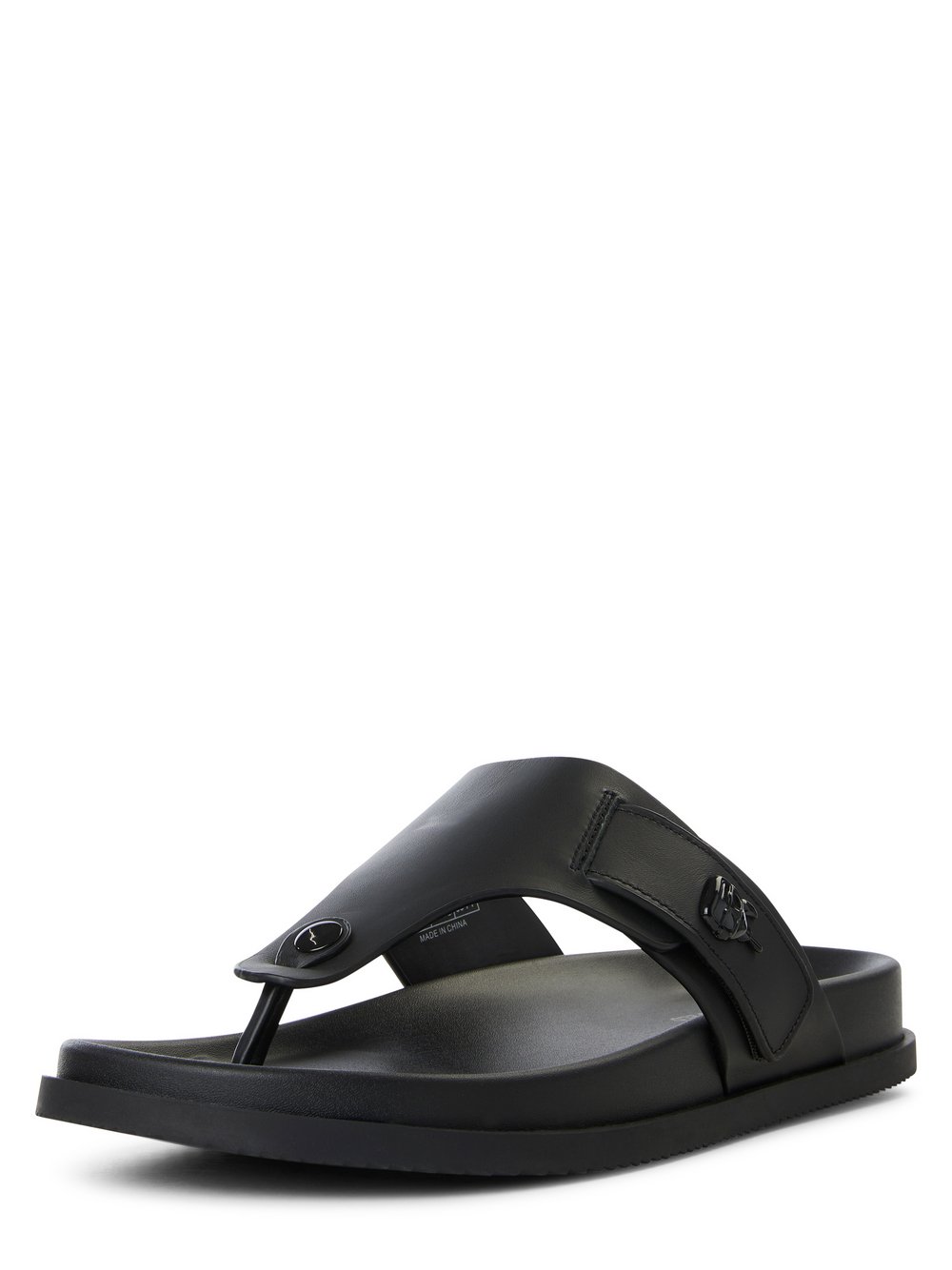 KARL LAGERFELD Sandalen aus Leder Herren schwarz, 40