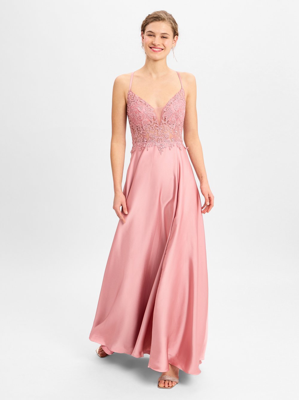 Laona Abendkleid Damen rosa, 40