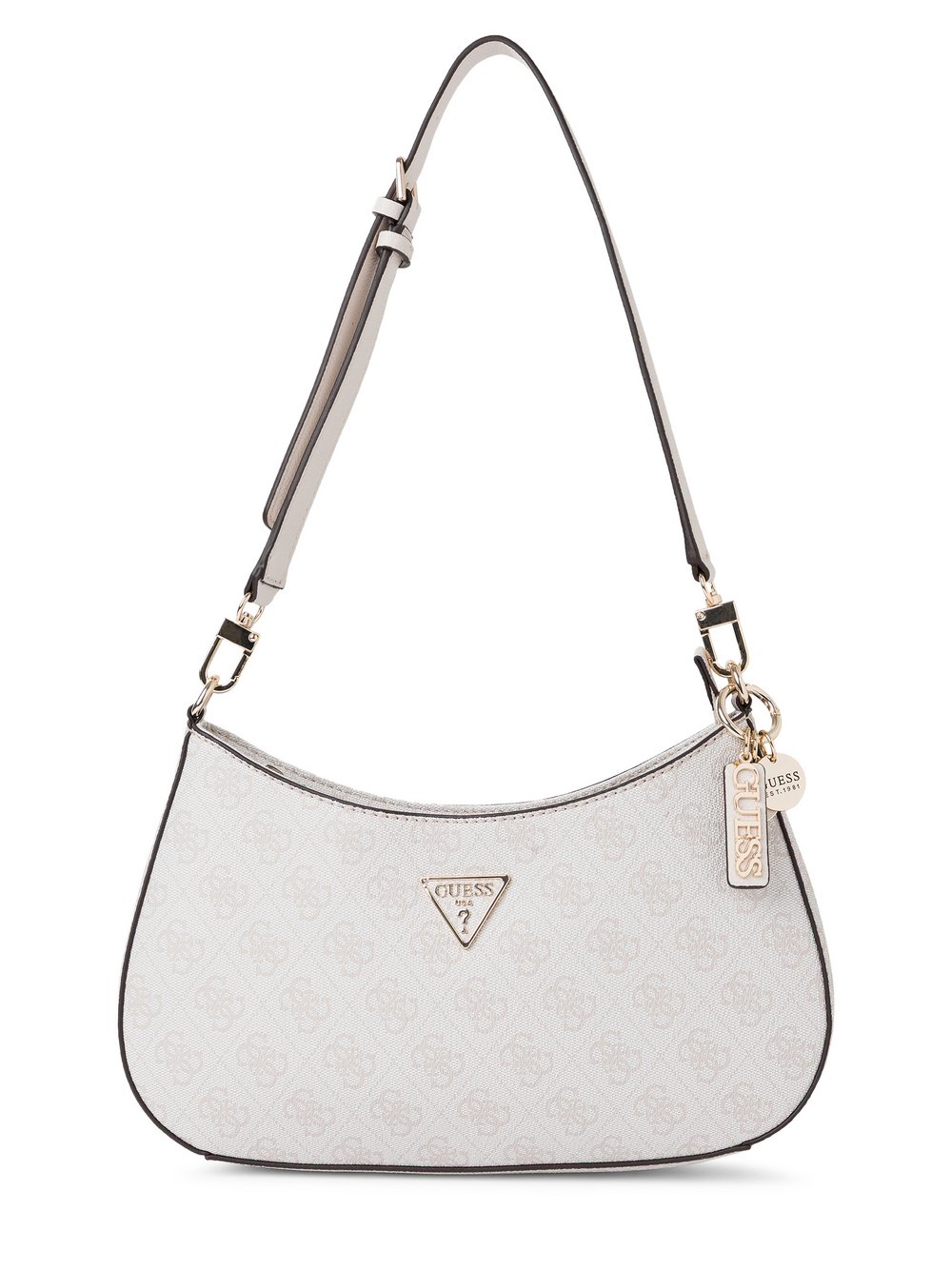 GUESS Handtasche Damen beige gemustert, ONE SIZE
