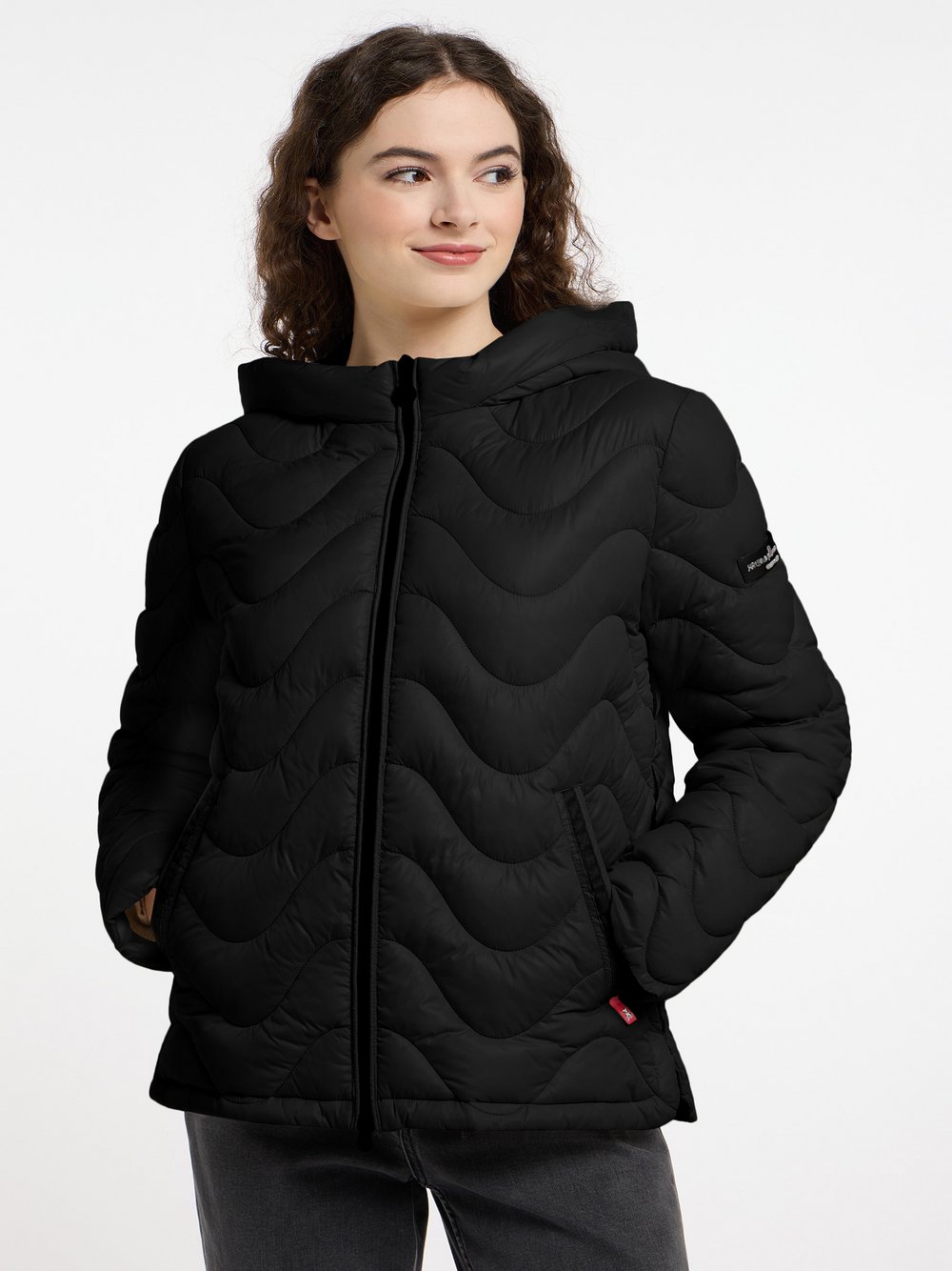 Frieda & Freddies Outdoorjacke Damen schwarz, 34