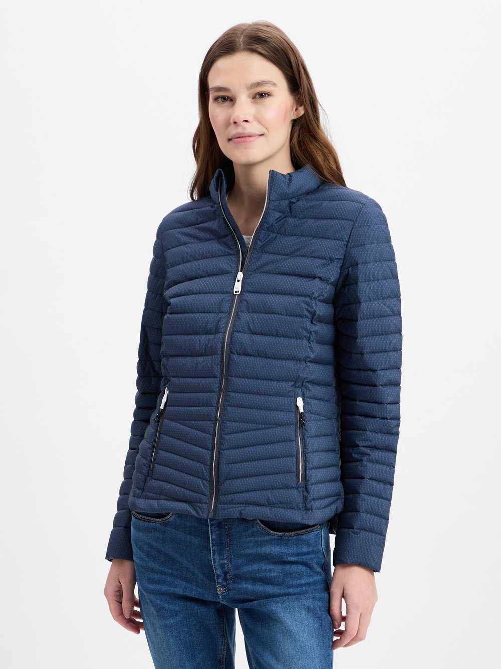 Marie Lund Funktionsjacke Damen blau gemustert, 38