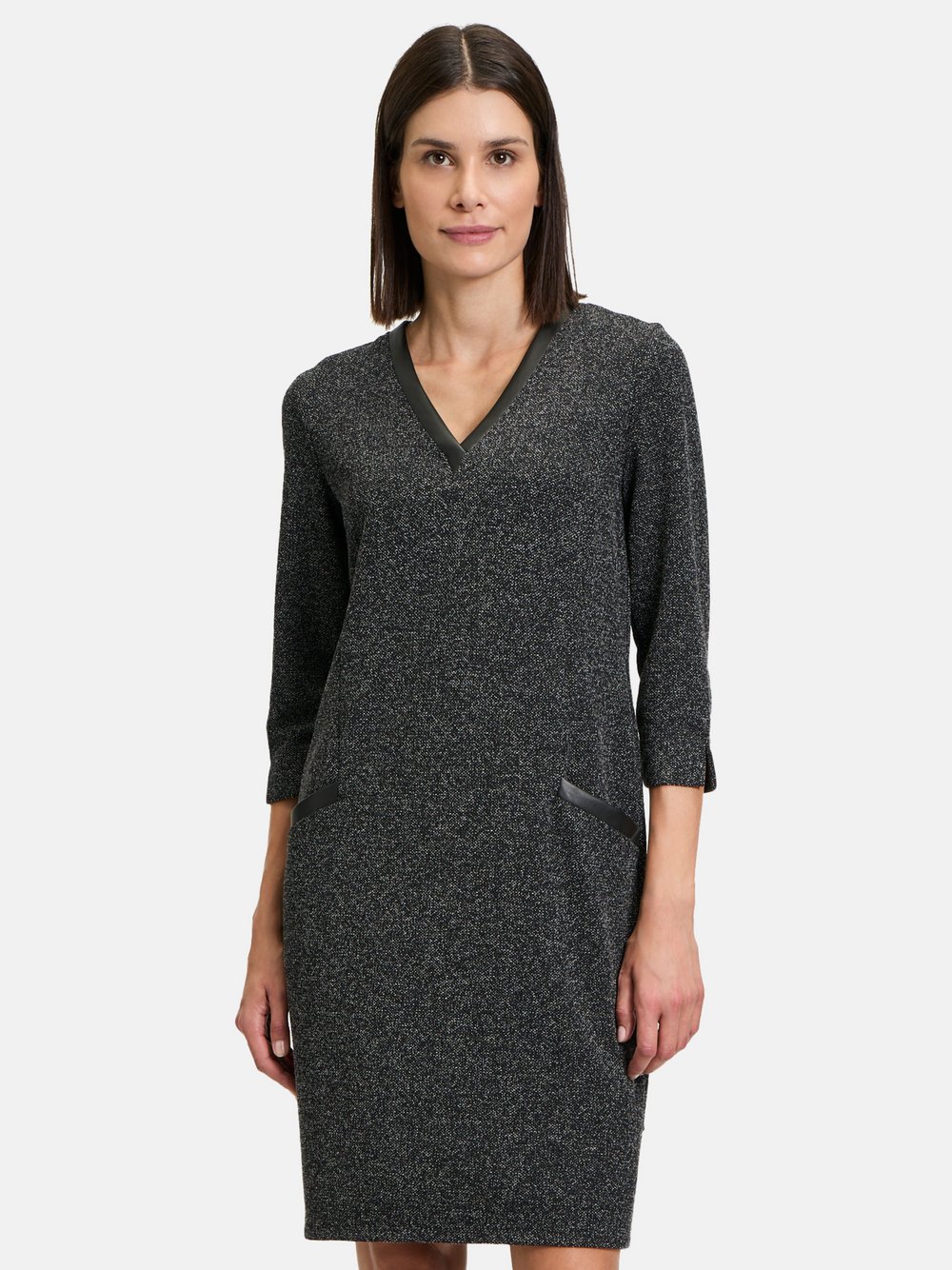 Vera Mont Businesskleid Damen schwarz gemustert, 46