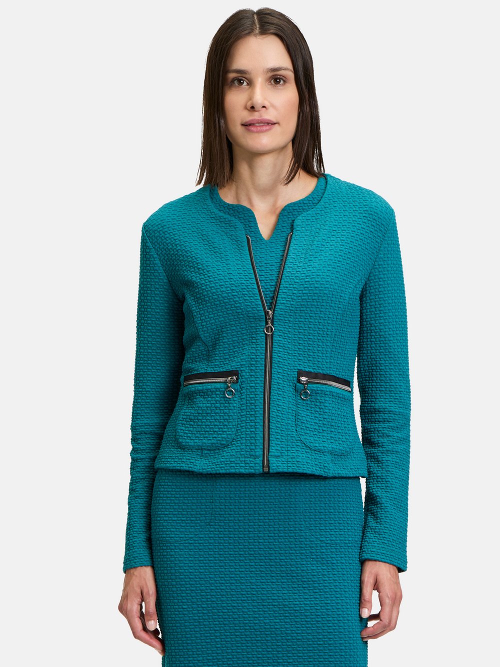 Betty Barclay Sweatjacke Damen blau, 46