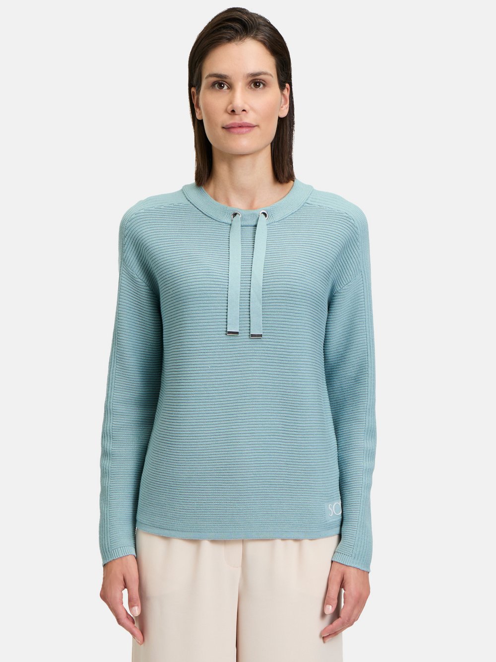 Betty Barclay Strickpullover Damen Baumwolle blau, 44