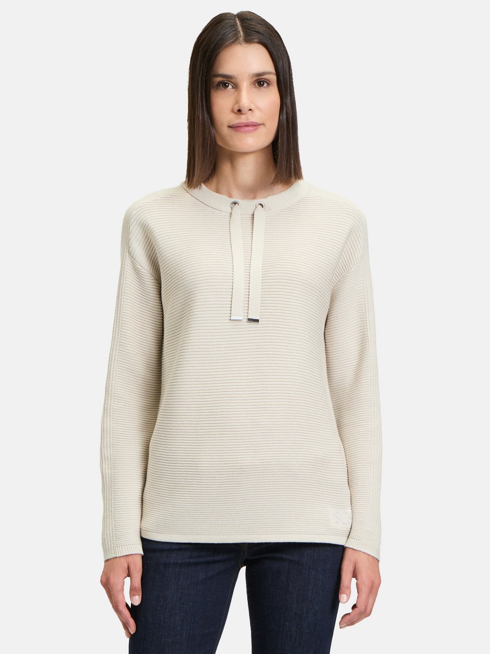 Betty Barclay Strickpullover Damen Baumwolle beige, 40