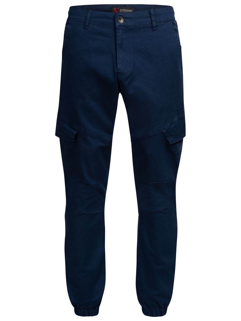 Thumbnail - Alessandro Salvarini Cargohose Herren Baumwolle blau, 31-34