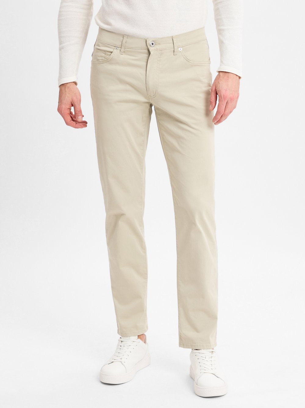 BRAX Five-Pocket Hose Herren Baumwolle beige, 40-32