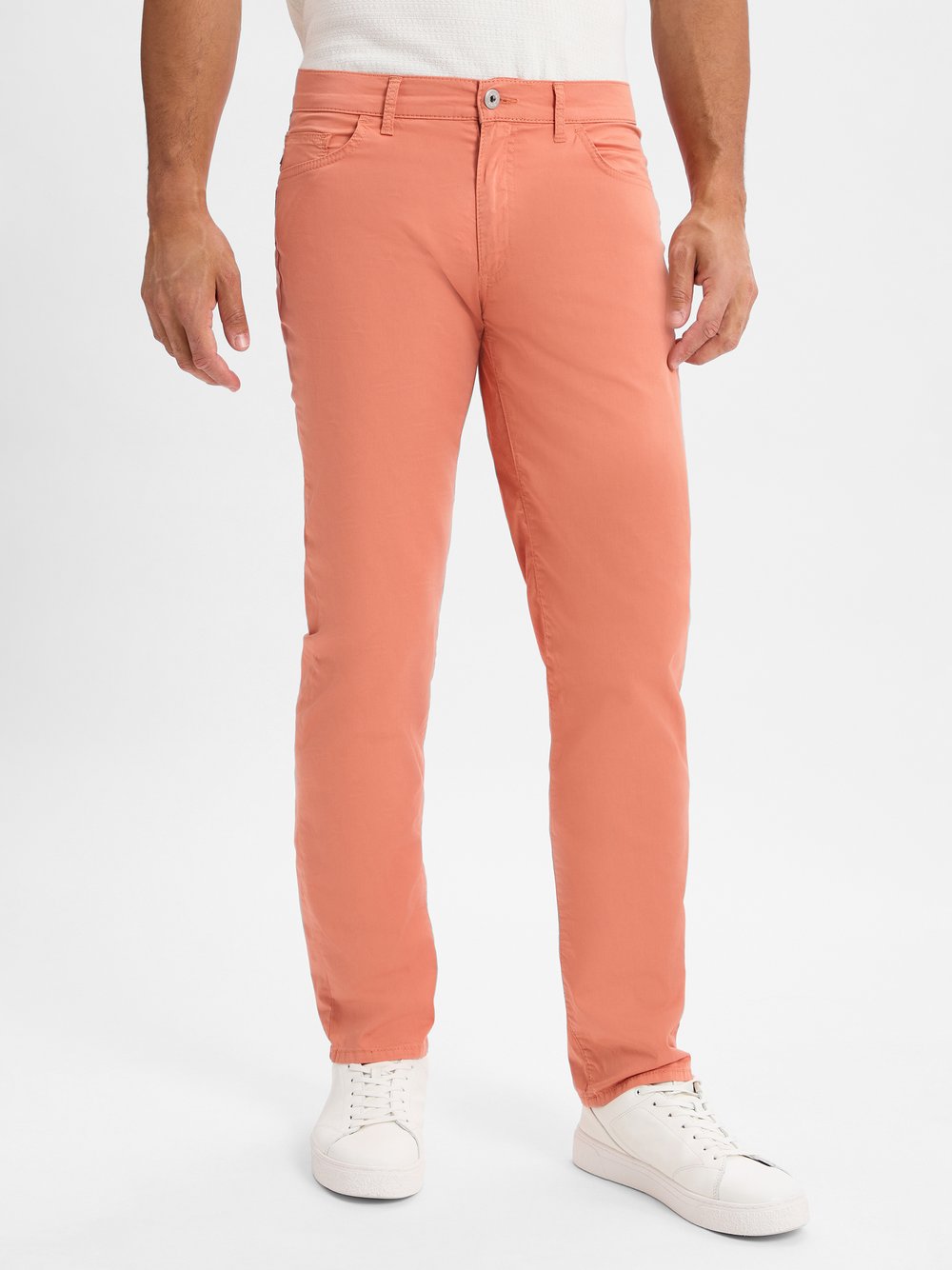 BRAX 5-Pocket-Hose Herren Baumwolle orange, 33-34