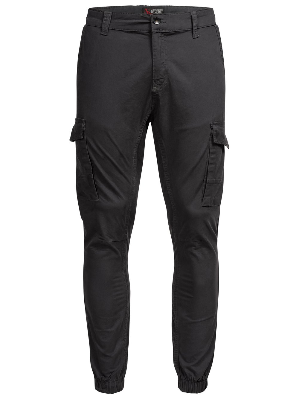 Alessandro Salvarini Stoffhose  Herren Baumwolle grau, 33-34