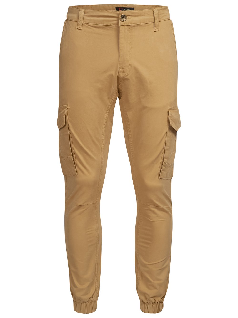 Alessandro Salvarini Stoffhose  Herren Baumwolle beige, 33-30