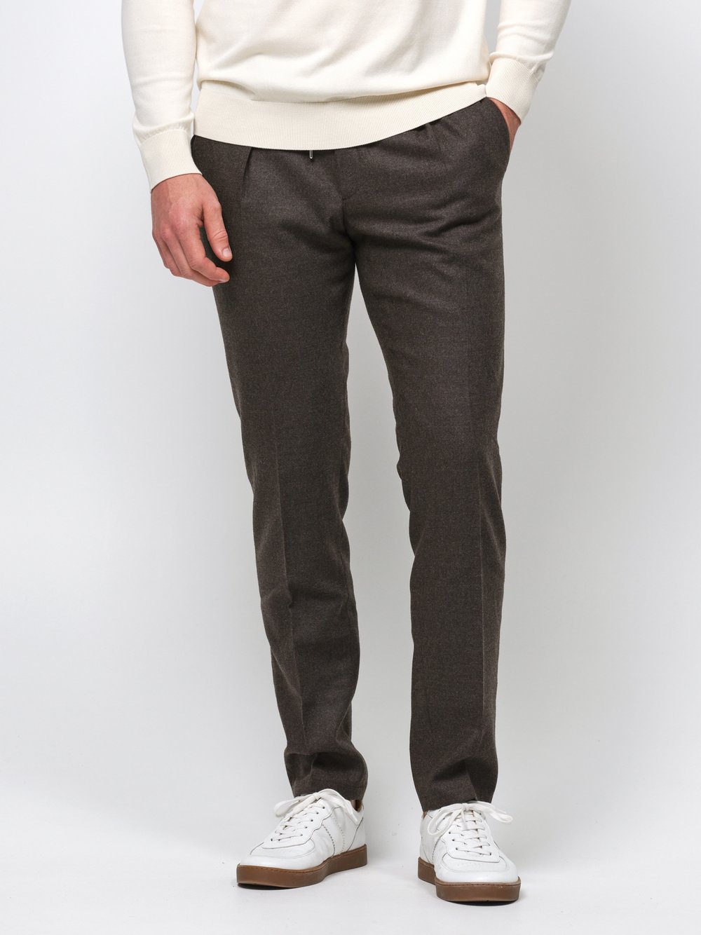 Profuomo Cordhose Herren Wolle braun, 50