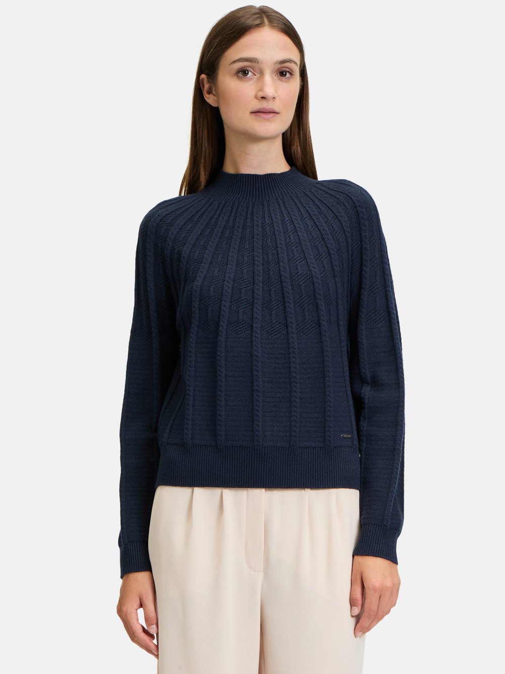 Betty & Co Strickpullover Damen Viskose blau, 36