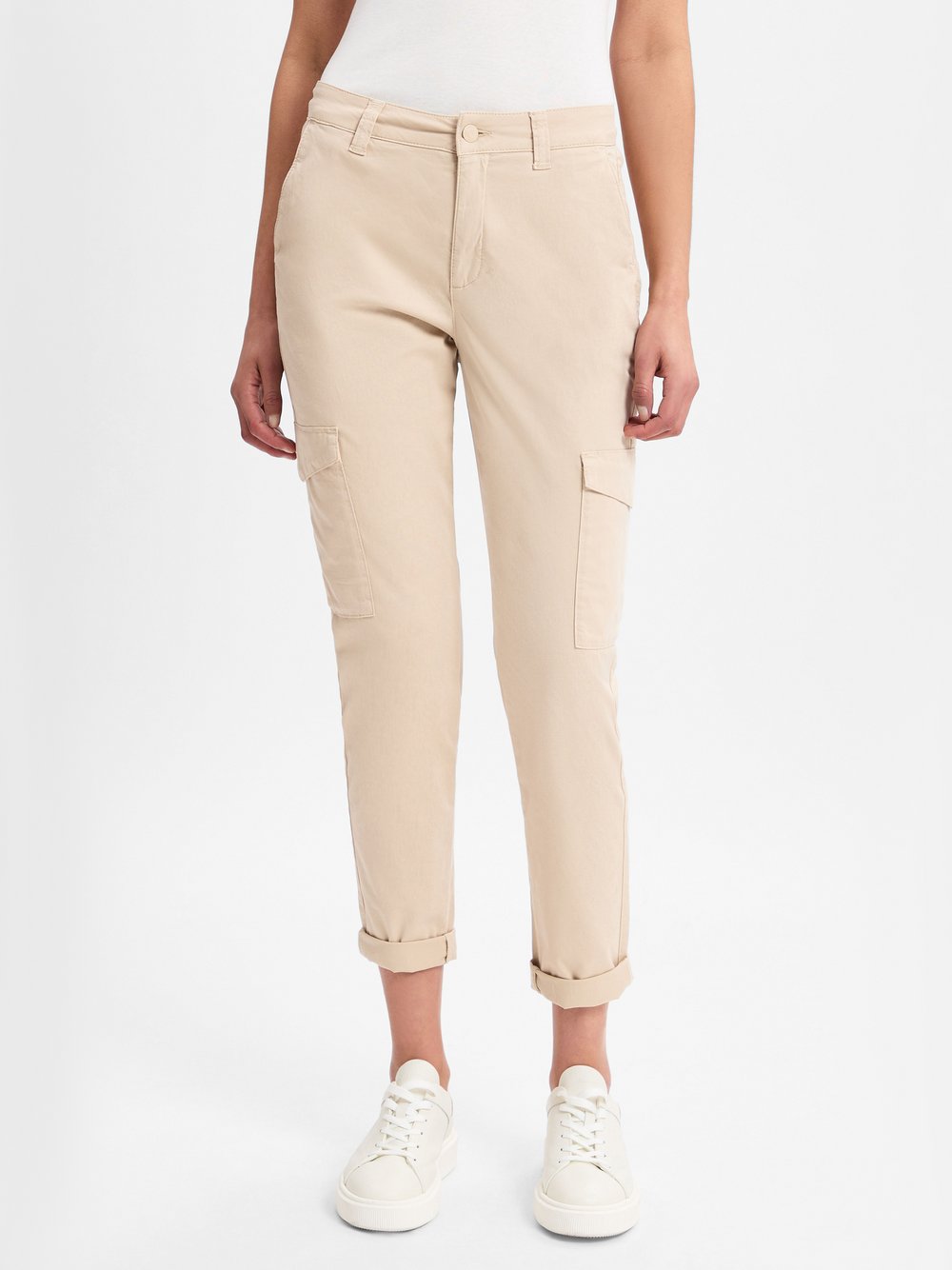 comma casual identity Cargo Hose Damen Baumwolle beige, 44