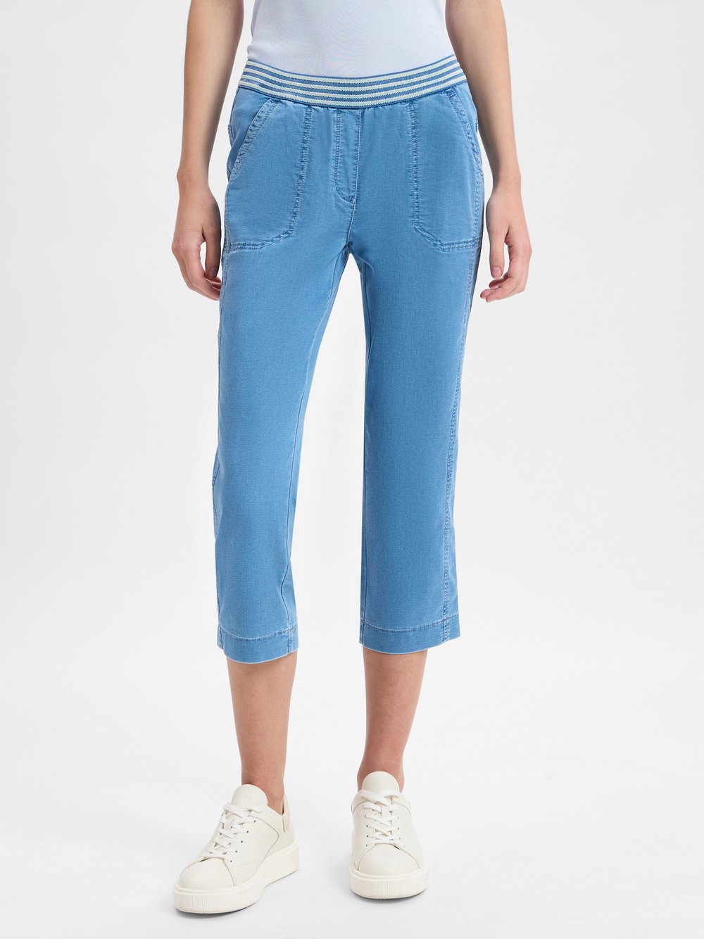 Thumbnail - TONI Jogpants Damen Baumwolle blau, 42
