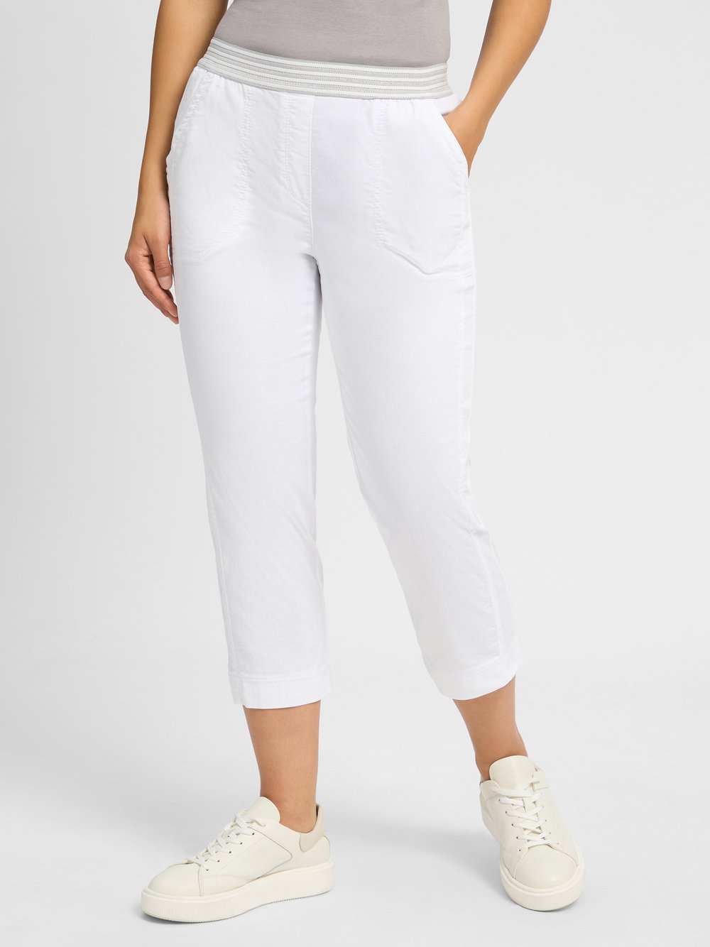 Thumbnail - TONI Jogpants Damen Baumwolle weiß, 46