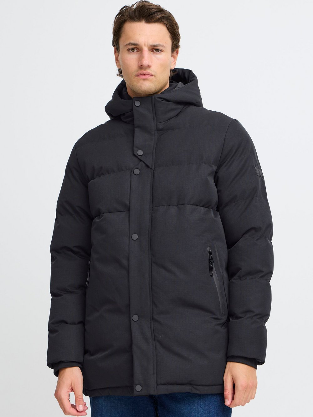 BLEND Parka Herren schwarz, L