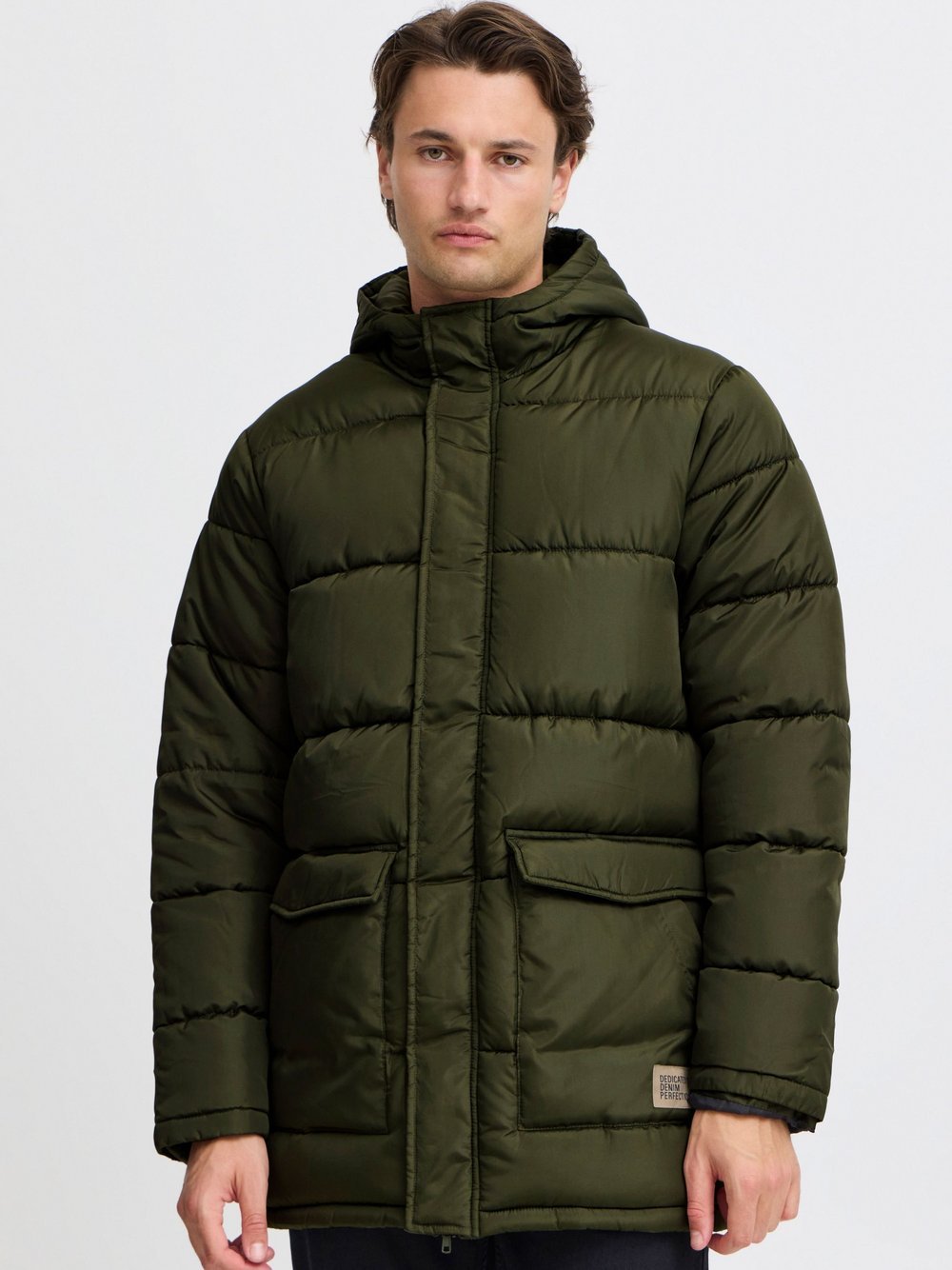 BLEND Parka Herren grün, L