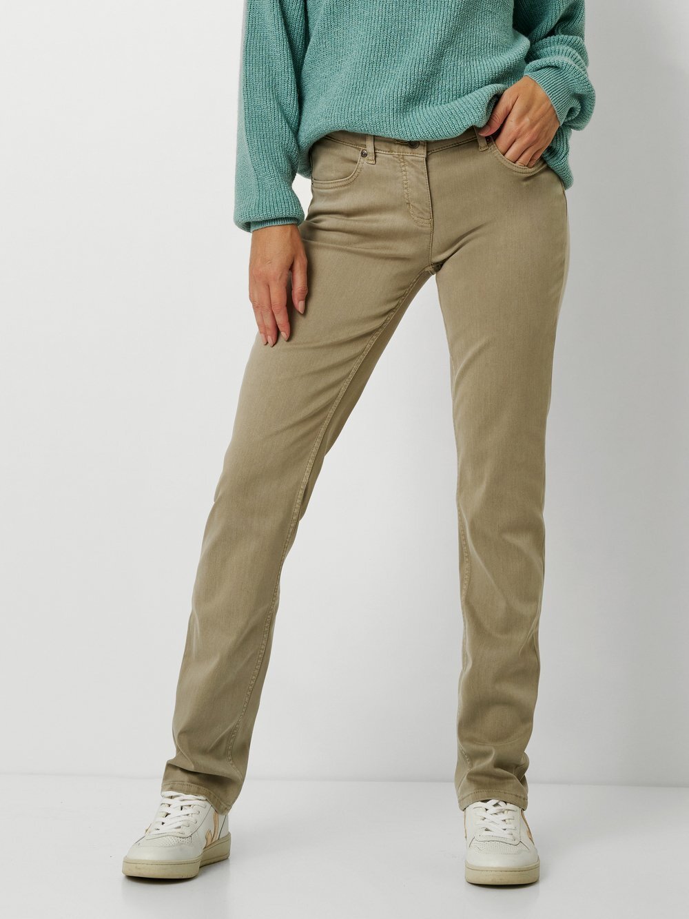 TONI Jeans Damen Baumwolle beige, 40