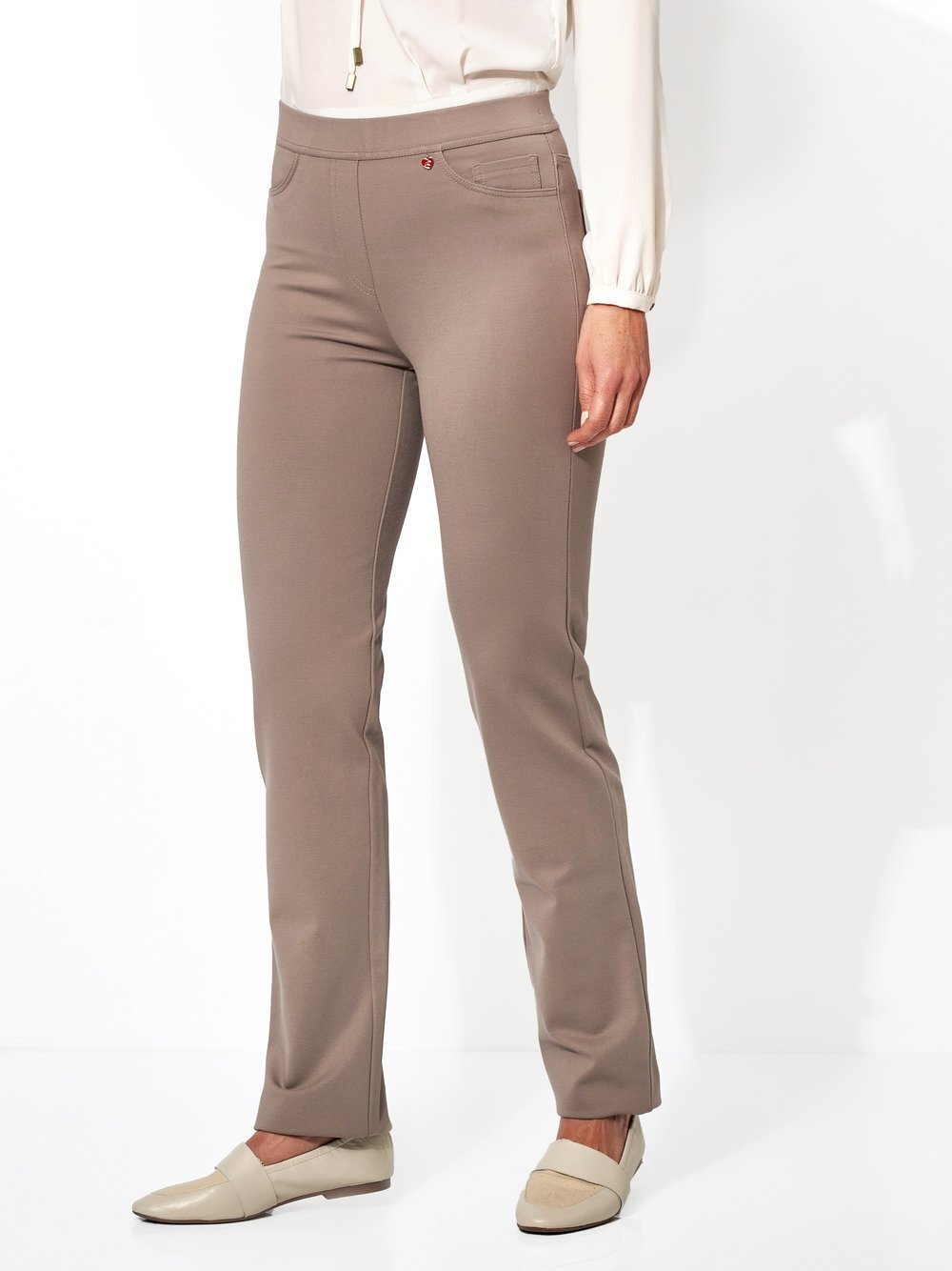 Thumbnail - Relaxed Hose Damen Viskose grau, 48