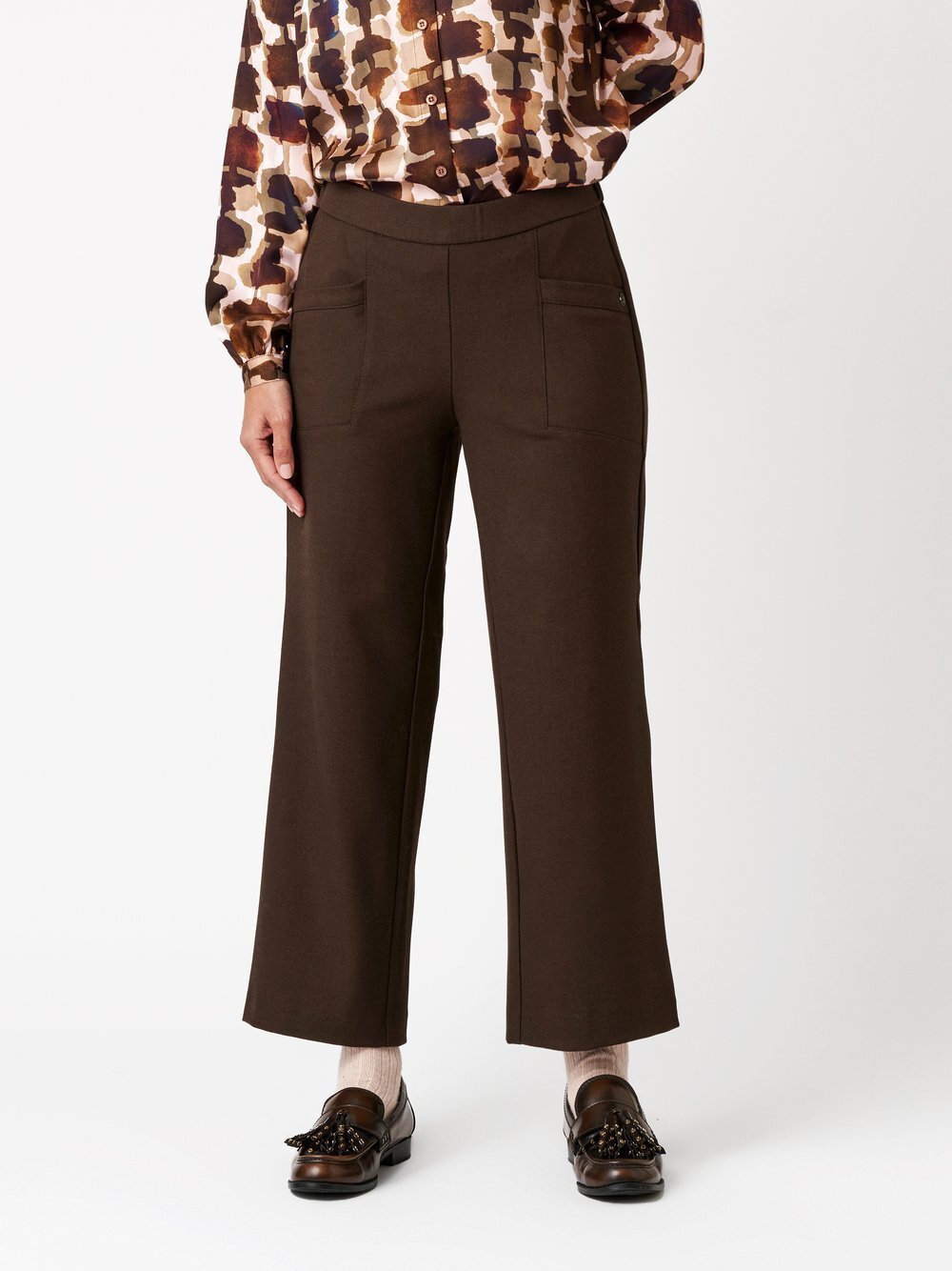 Thumbnail - TONI Hose Damen Viskose braun, 42