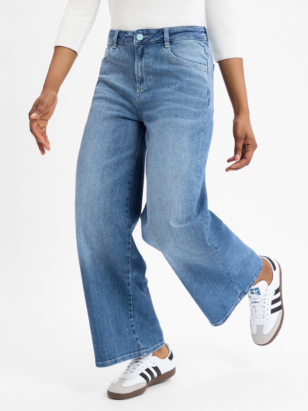 comma casual identity Jeans Damen Baumwolle blau, 36