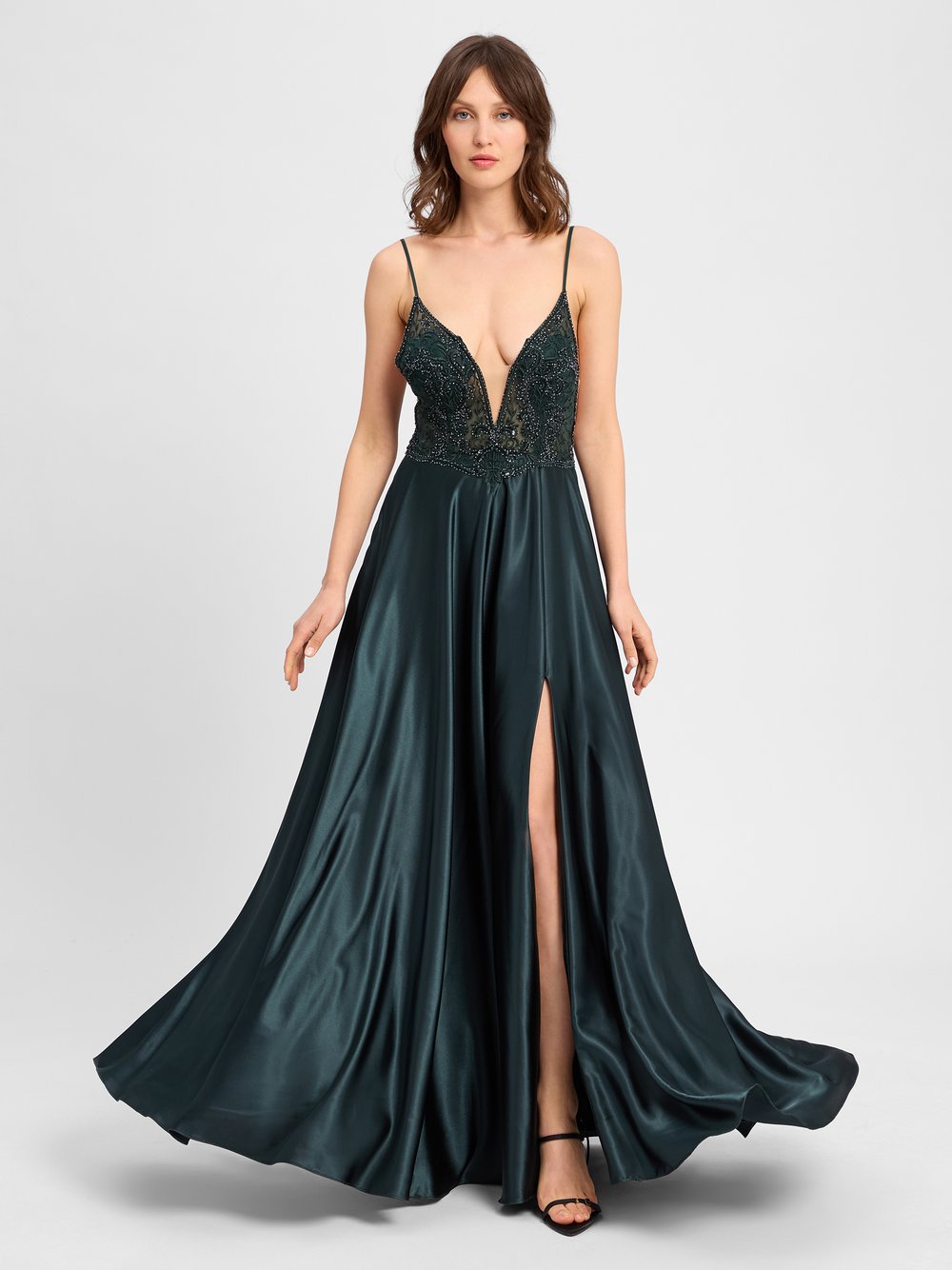 VM Abendkleid Damen grün, 38