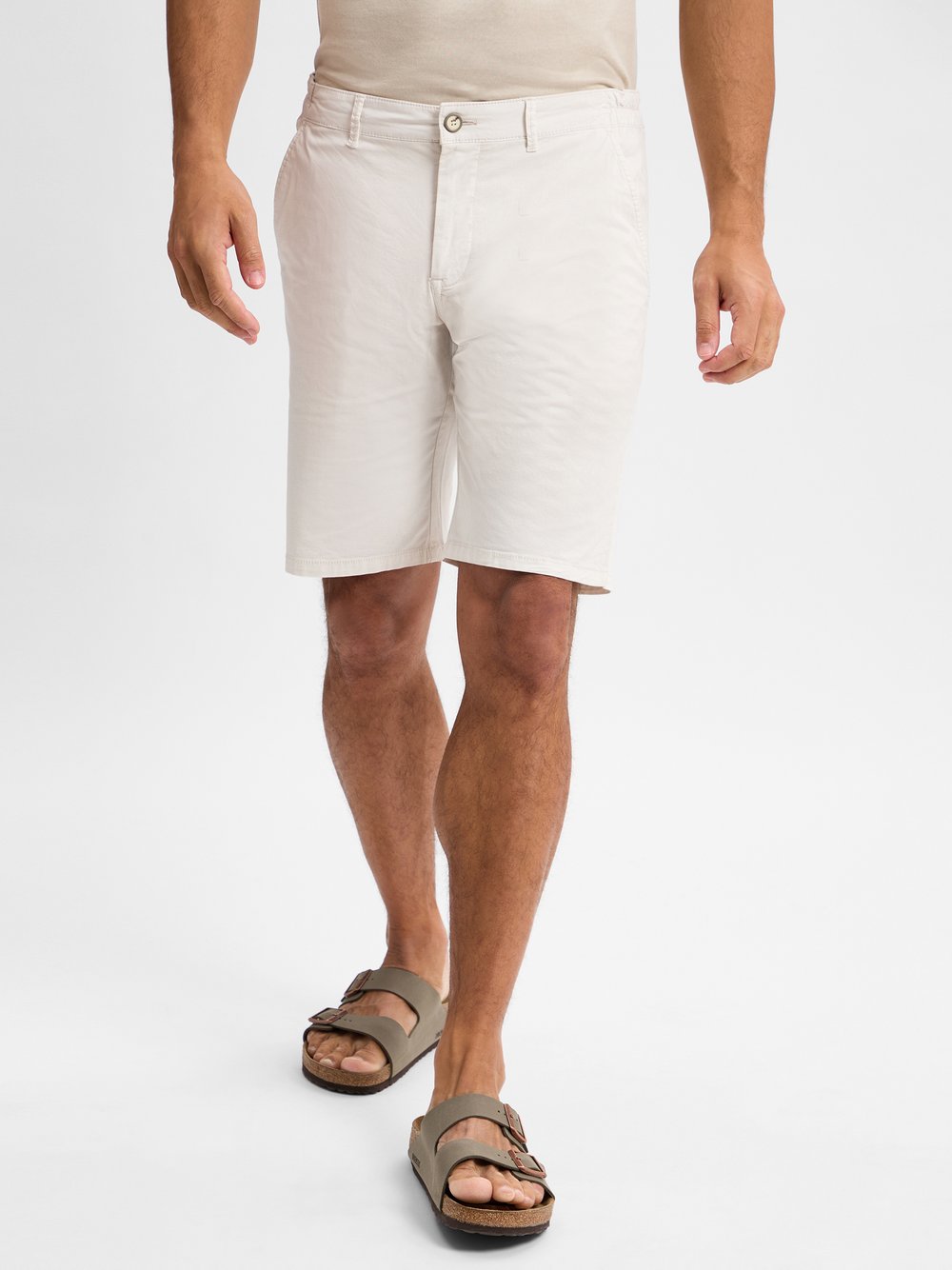 Finshley & Harding Shorts Herren Baumwolle beige, 32