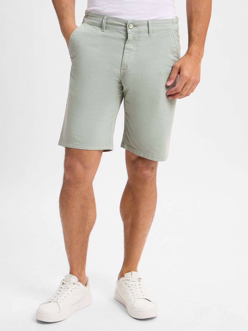 Finshley & Harding Shorts Herren Baumwolle grün, 31