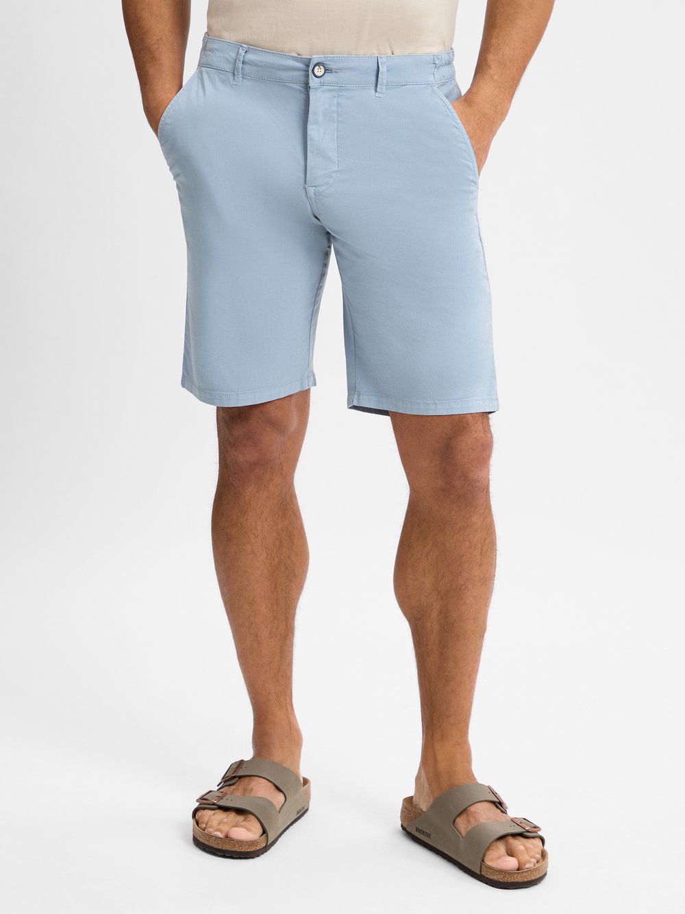 Finshley & Harding Shorts Herren Baumwolle blau, 33