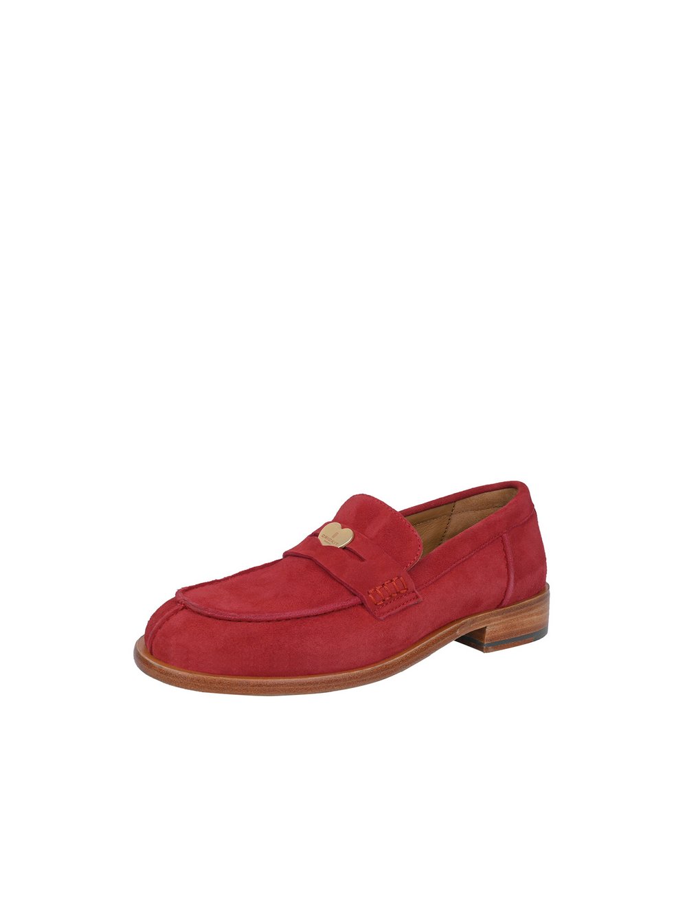 Crickit Halbschuh Damen Leder rot bedruckt, 38