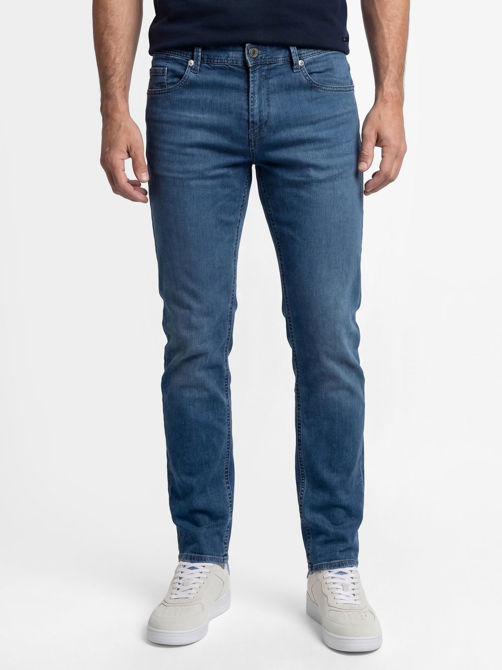 Thumbnail - Alberto Jeans Herren Baumwolle blau, 34-32