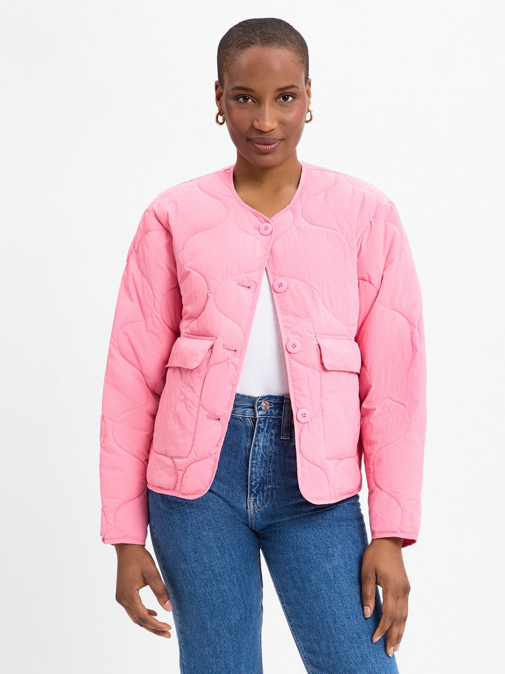 JJXX Steppjacke Damen rosa, M