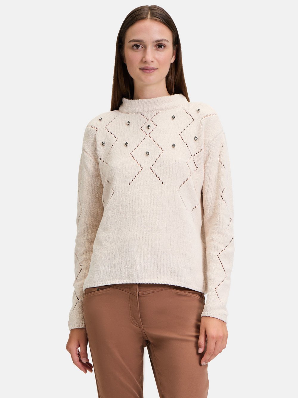 Betty Barclay Strickpullover Damen beige, 38