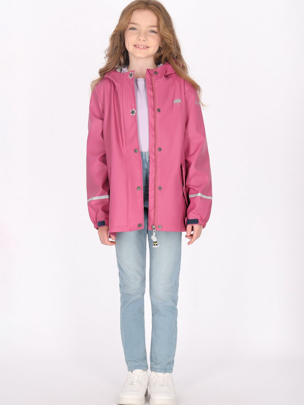 Schmuddelwedda Regenmantel Mädchen pink, 110