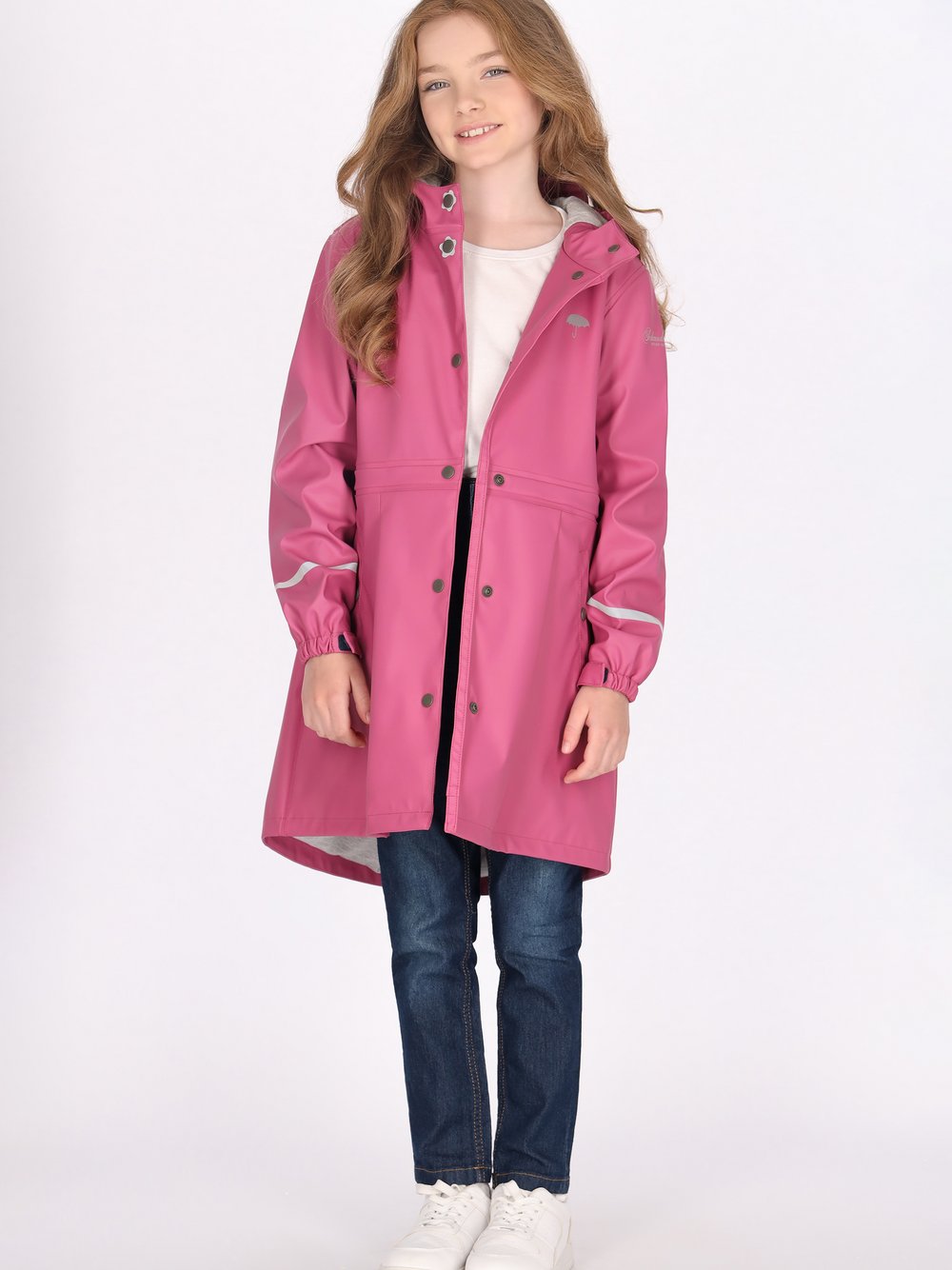 Schmuddelwedda Regenmantel Mädchen pink, 128