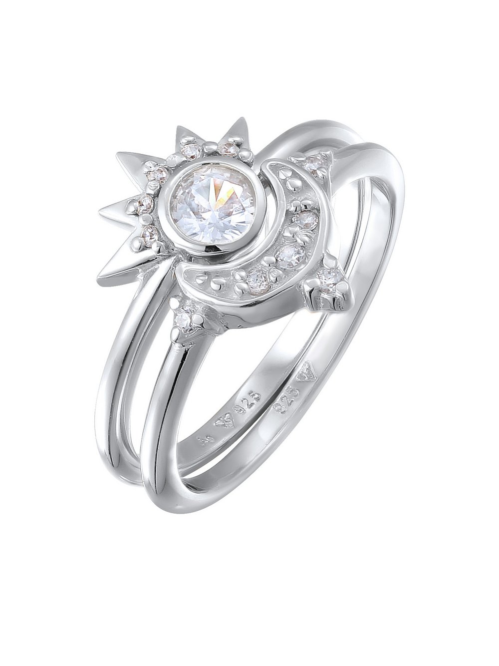 Elli Ring Damen Sterlingsilber silber, 58