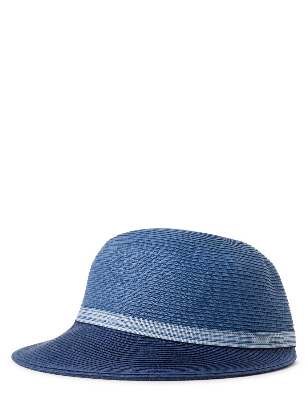 Marie Lund Hut Damen Papier blau strukturiert, ONE SIZE